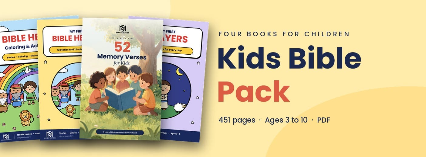 Kids Bible Pack — 4 Books