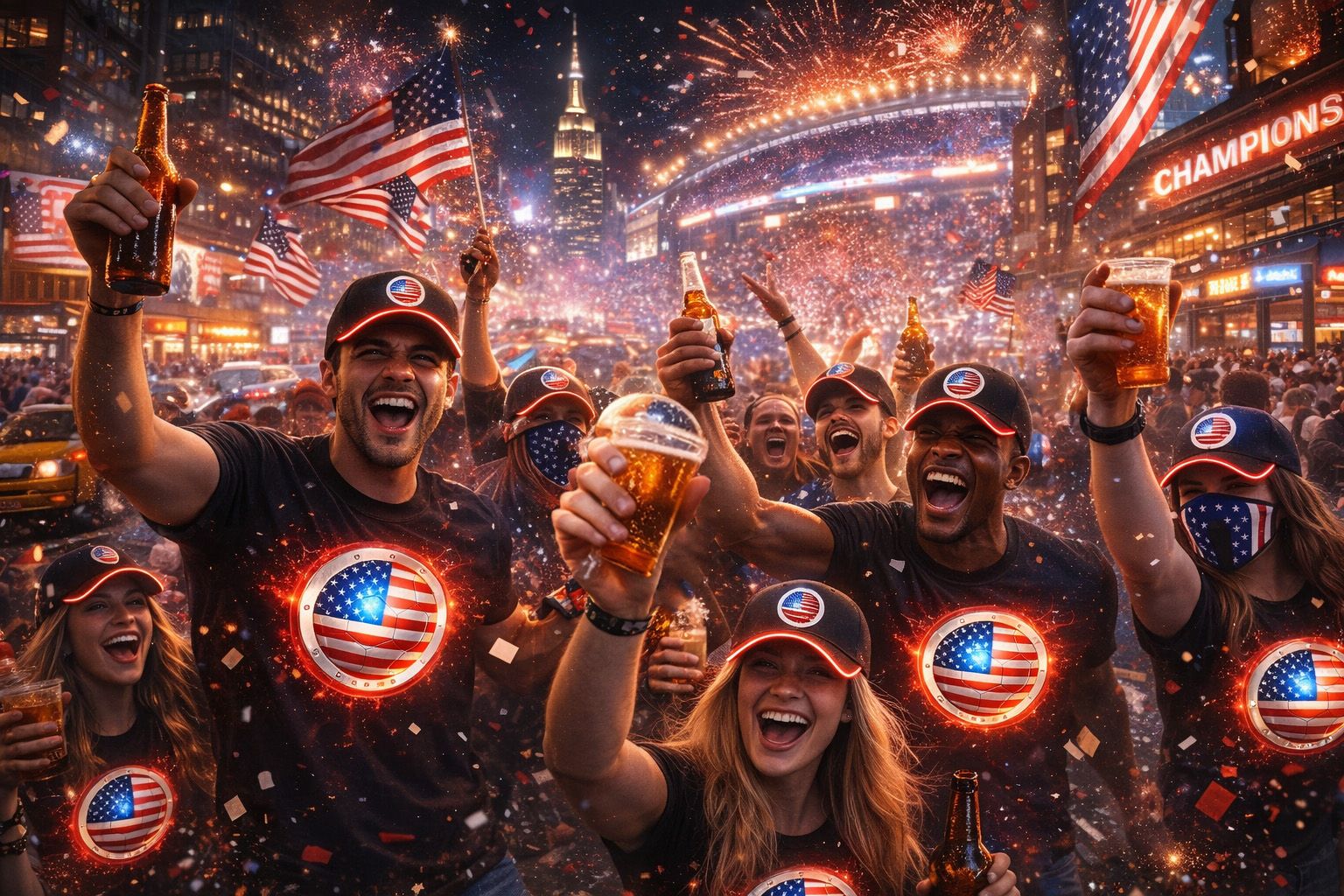 USA XShirt - Insane - SONO-Luminous shirt for football fans