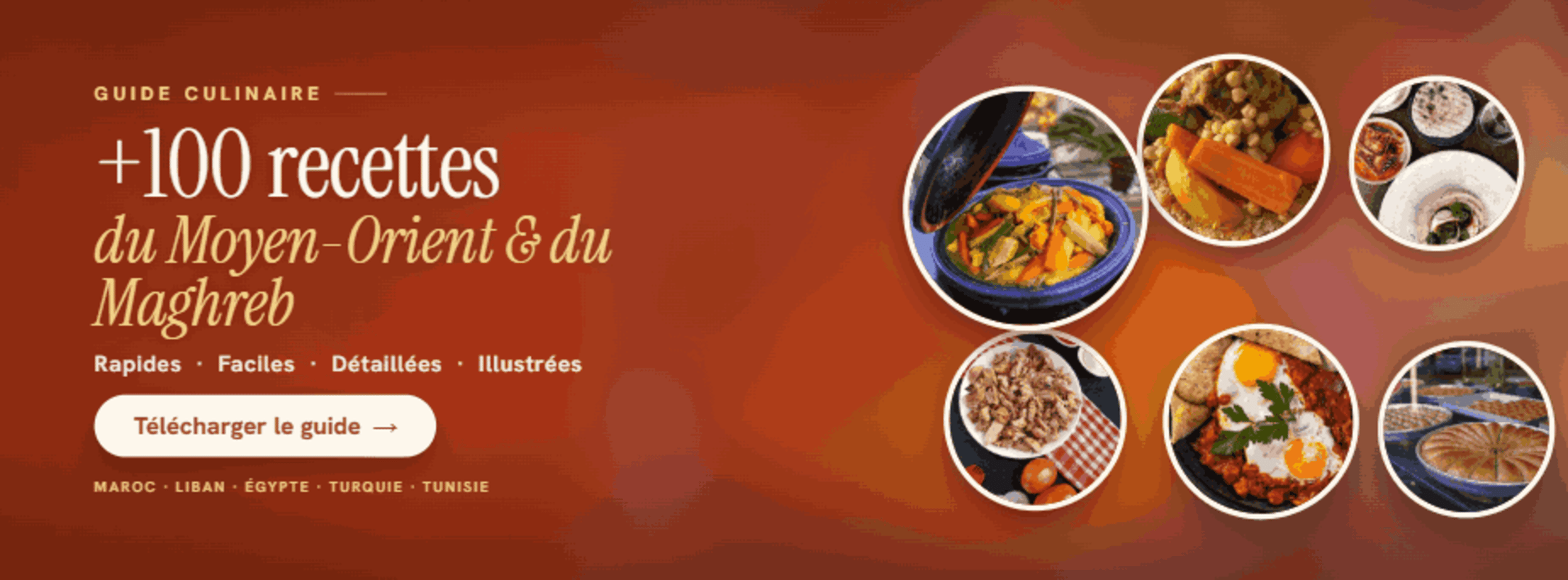 Le Guide Ultime pour cuisiner oriental, varié, facile et bon tous les jours