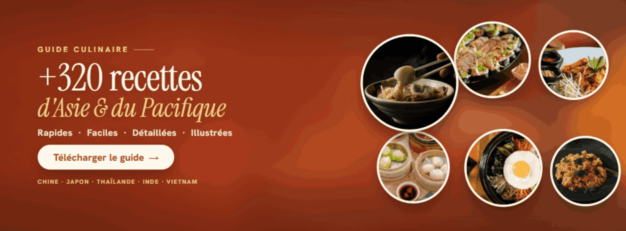Le Guide Ultime pour cuisiner asiatique, varié, facile et bon tous les jours