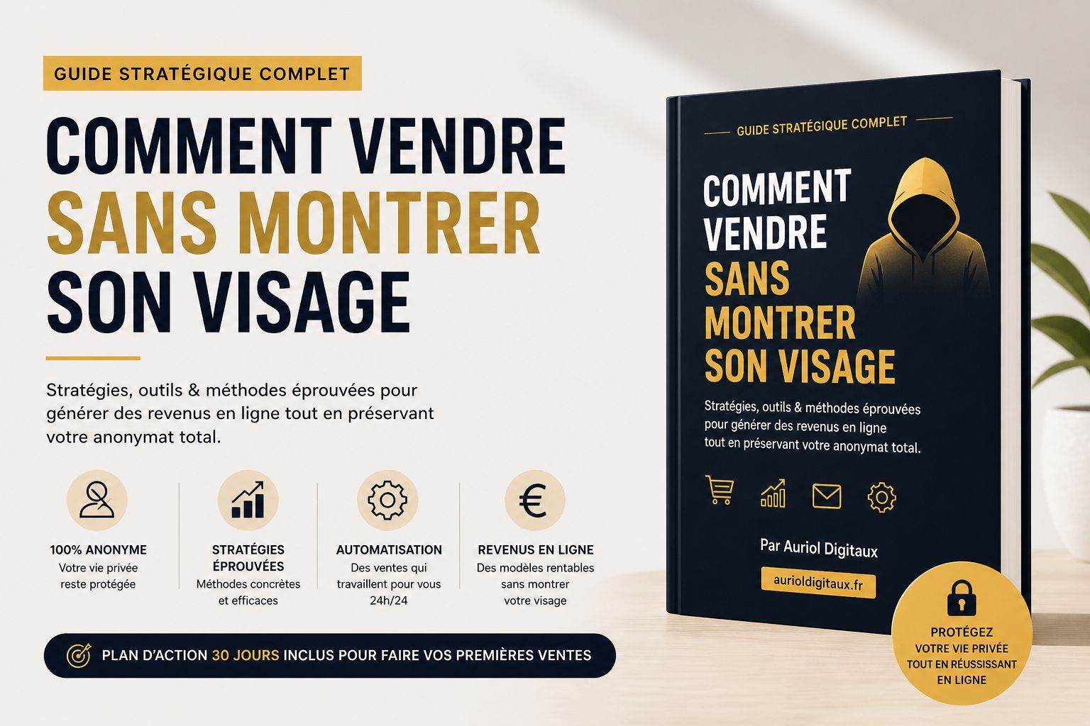 Comment vendre sans montrer son visage