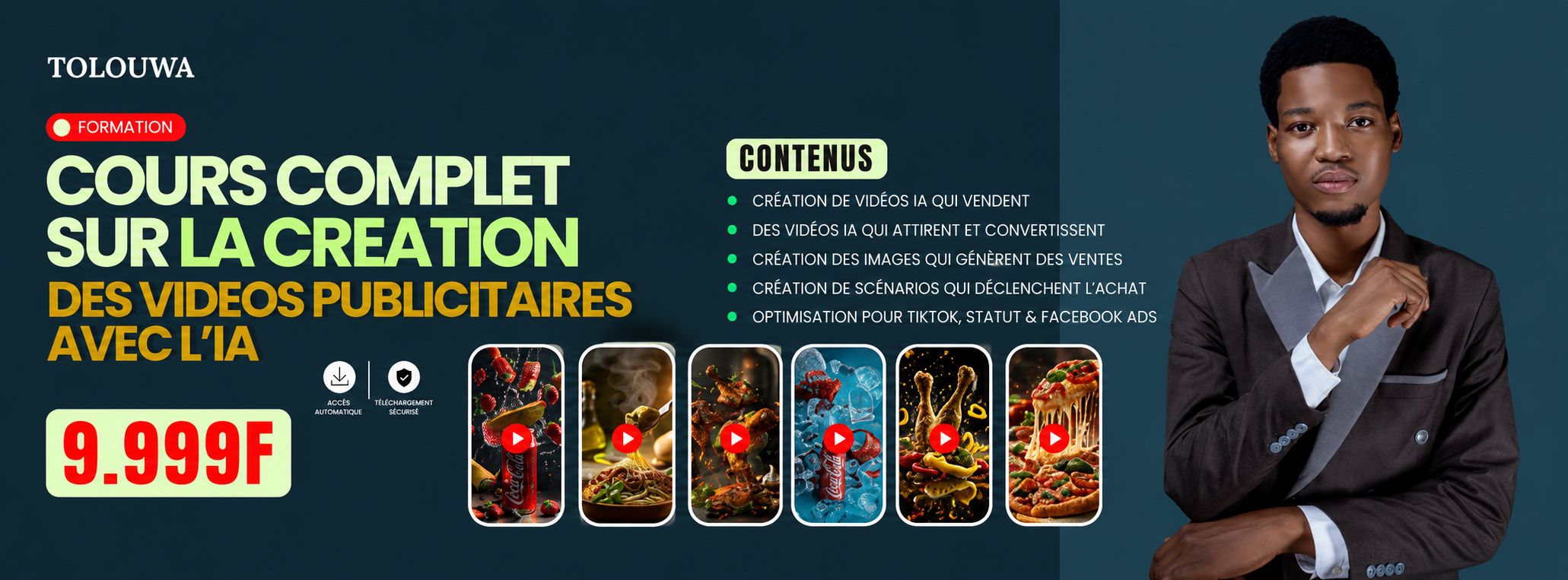 APPRENDS À CRÉER DES VIDEOS PUBLICITAIRES  AVEC L’IA