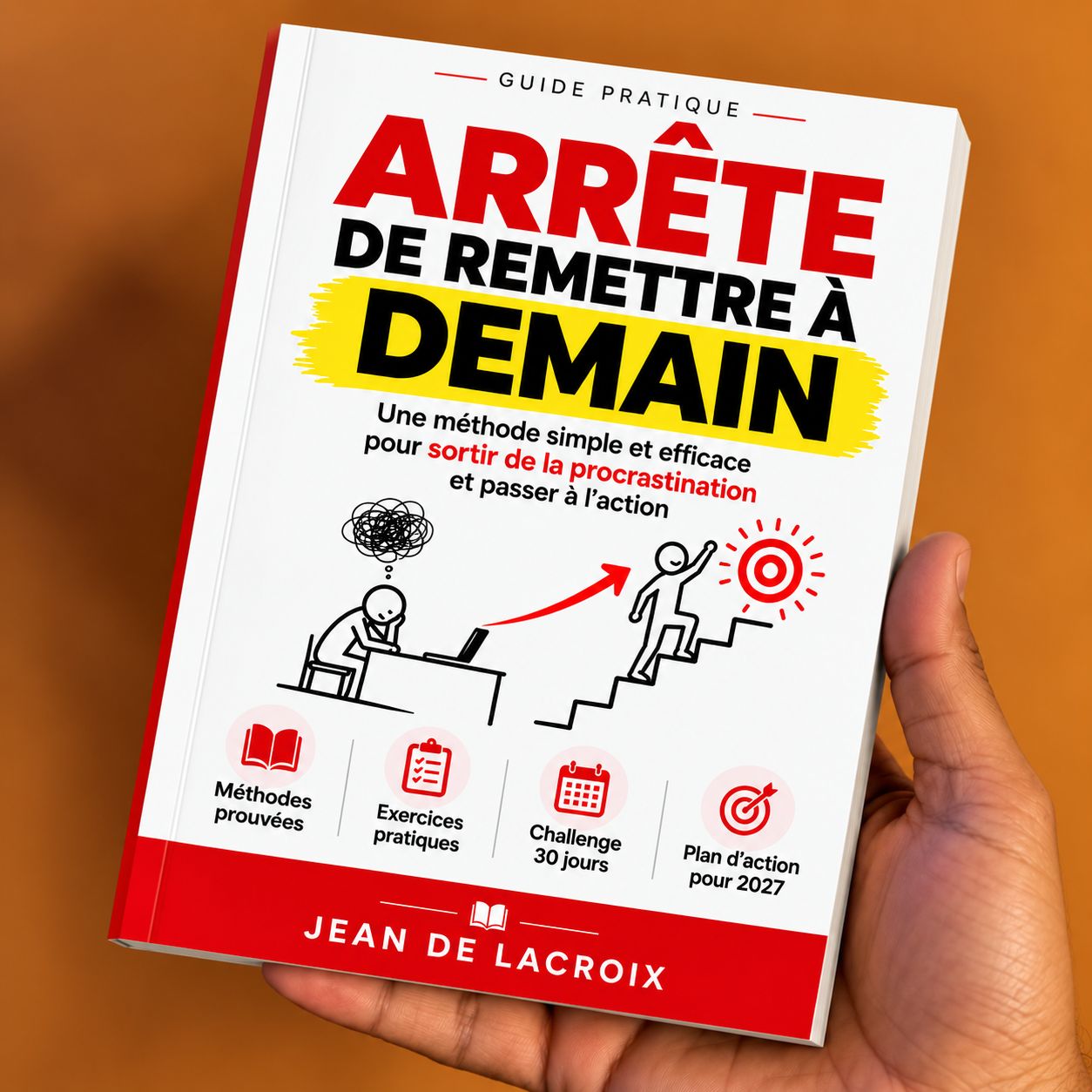 ARRÊTE DE REMETTRE À DEMAIN — Le Guide Anti-Procrastination pour Passer à l’Action en 30 Jours