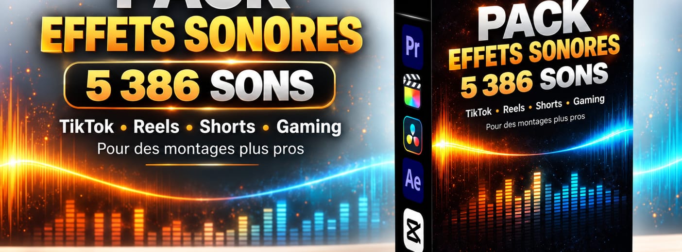 PACK DE 5 386 EFFETS SONORES POUR CRÉATEURS
