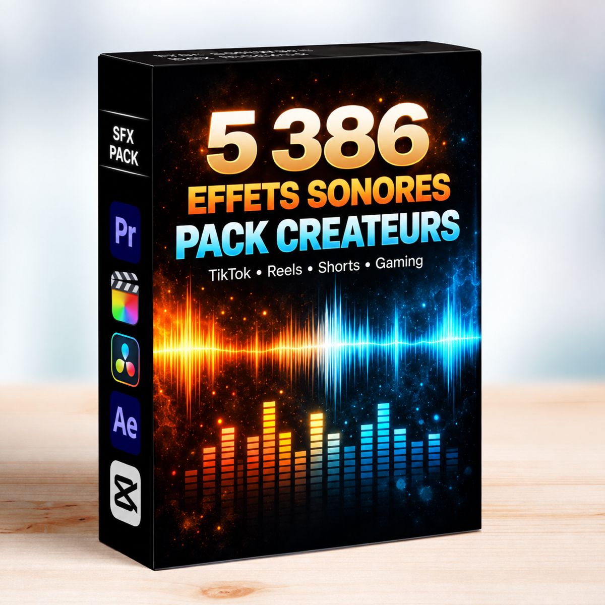 PACK DE 5 386 EFFETS SONORES POUR CRÉATEURS