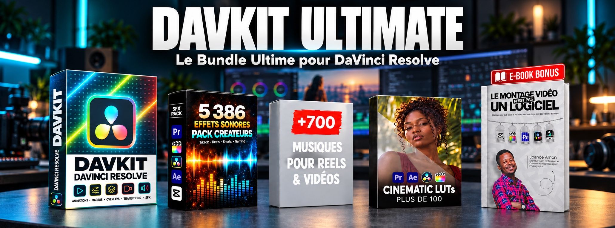 DAVKIT ULTIMATE — Le Bundle Ultime pour DaVinci Resolve
