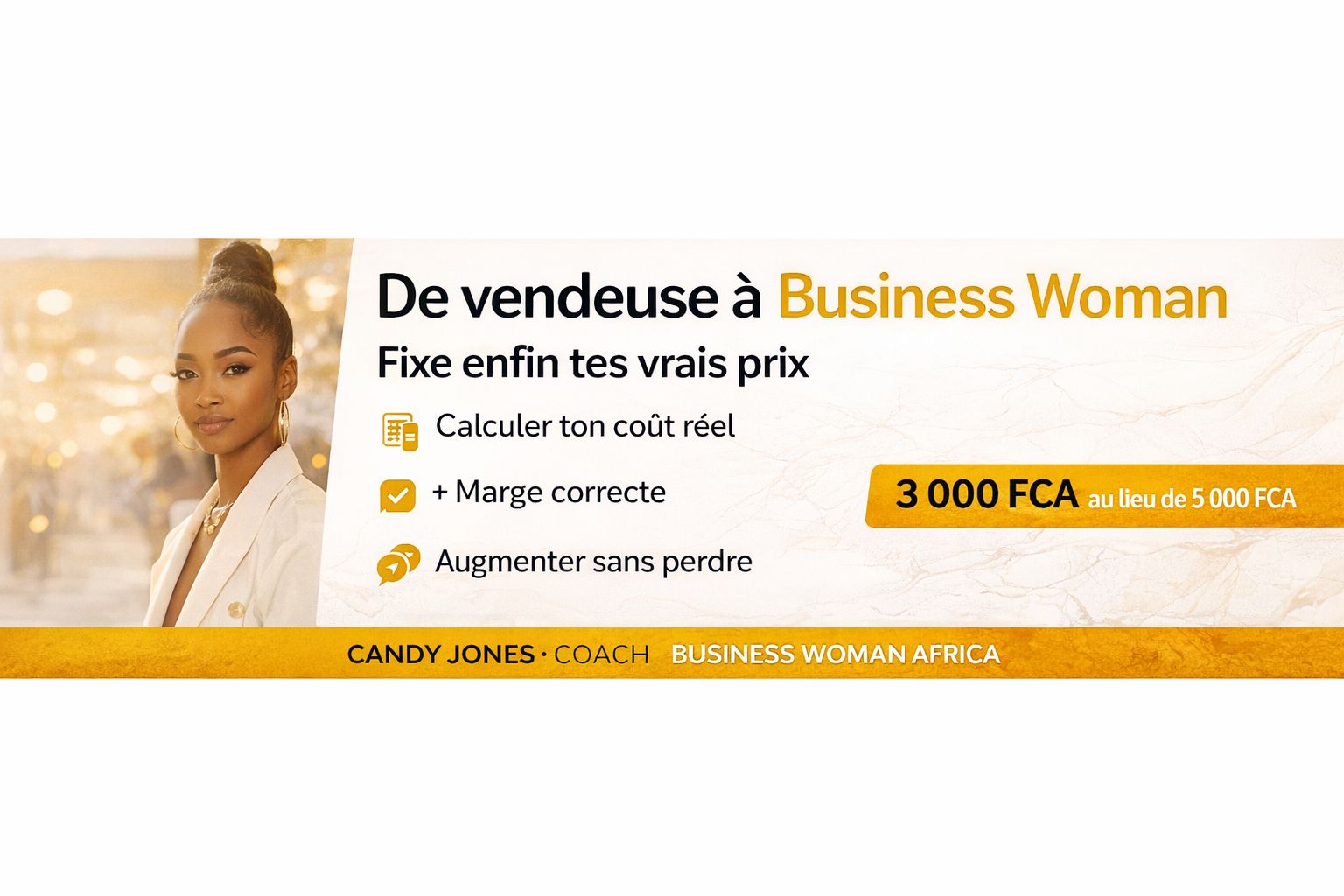 De vendeuse à Business Woman : Fixe enfin tes vrais prix