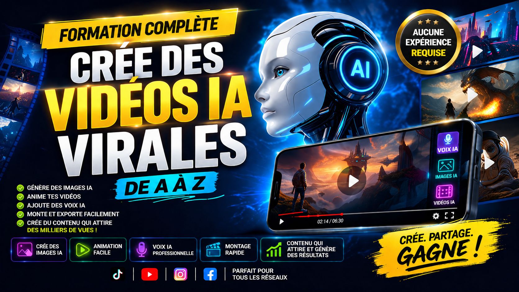 🎬 Formation Complète : Crée des Vidéos IA Virales de A à Z