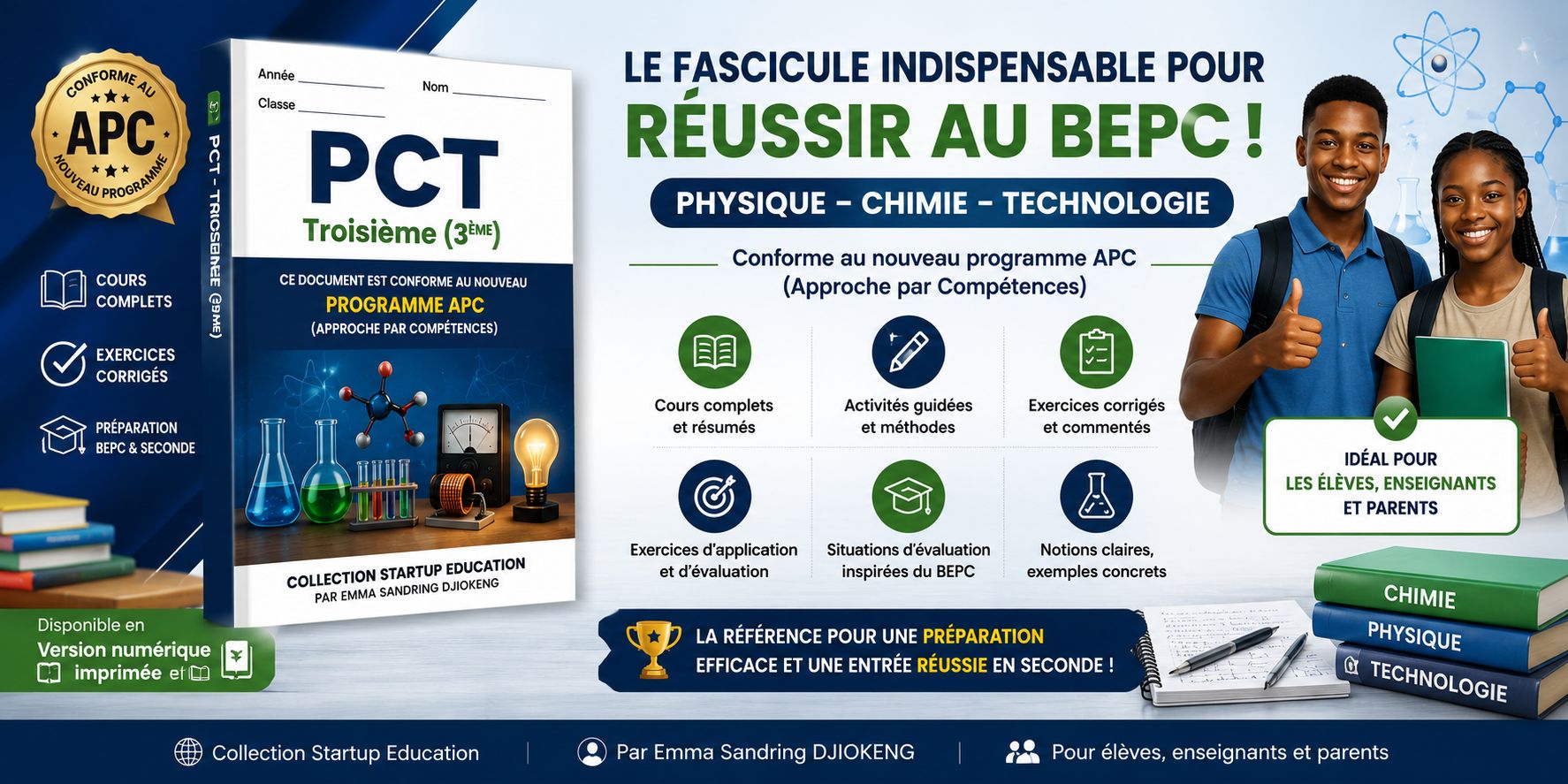 Collection Startup Education – PCT Troisième (3ᵉ)