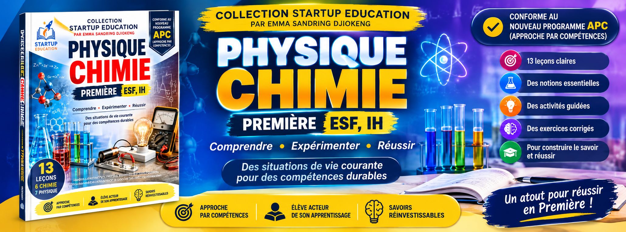 Collection Startup Education – SCIENCES PHYSIQUES Première ESF, IH