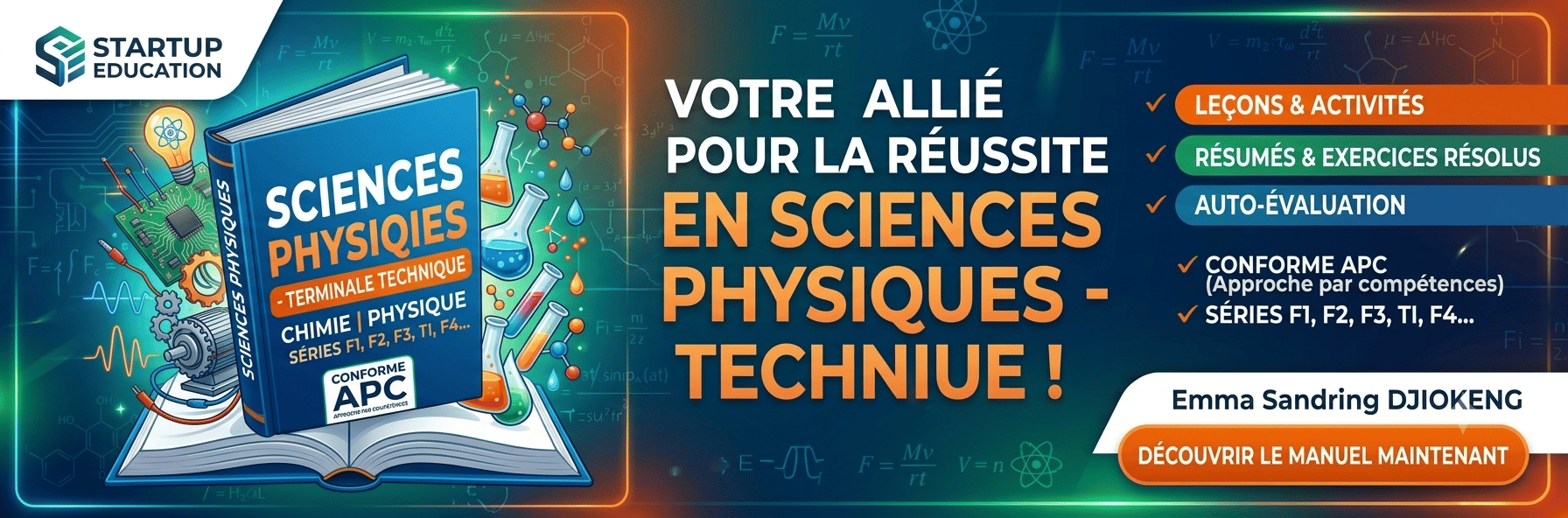 Collection Startup Education – PHYSIQUE Terminale F3, F4, IS,AMEB