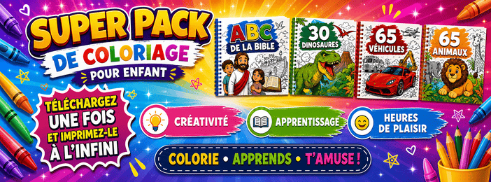 Le super pack de coloriage pour enfant