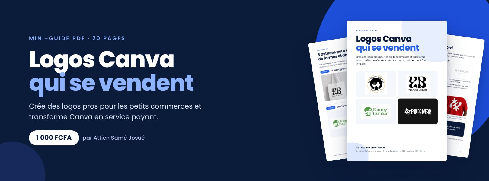 Logo Canva qui se vendent: Mini Guide