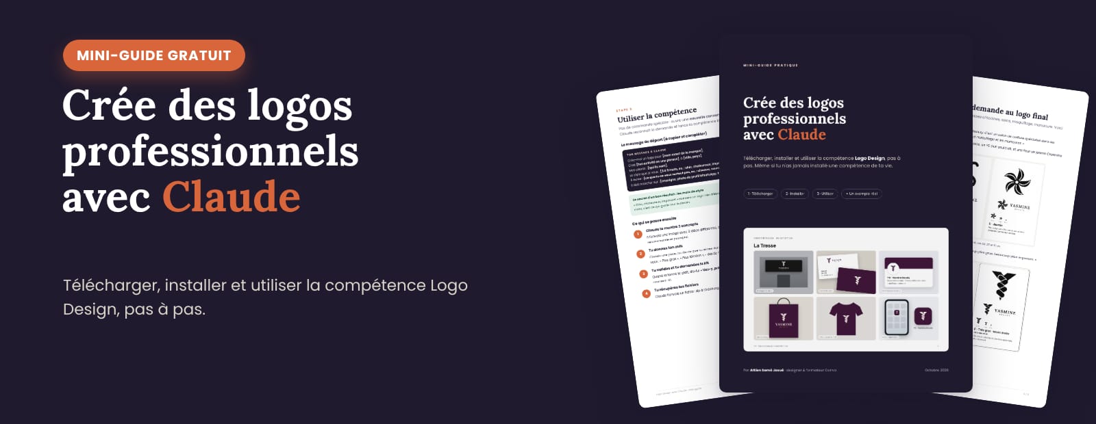 Crée des logos pro avec l'IA Claude : le mini-guide gratuit