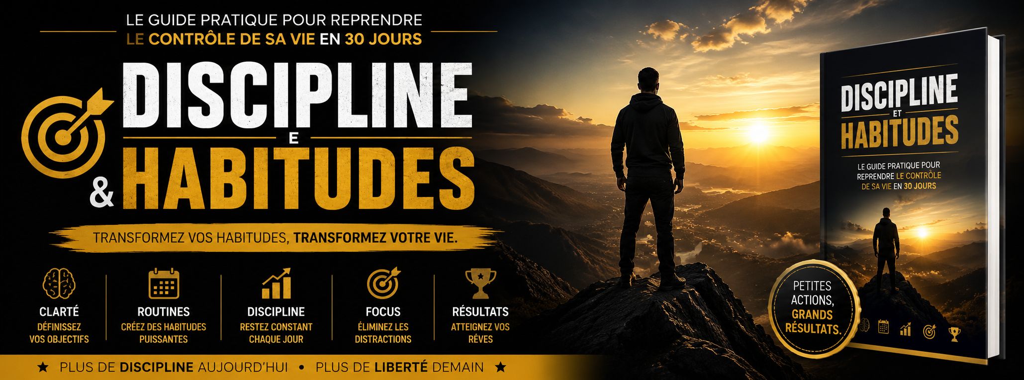 Discipline & Habitudes Le guide pratique pour reprendre le contrôle de sa vie en 30 jours
