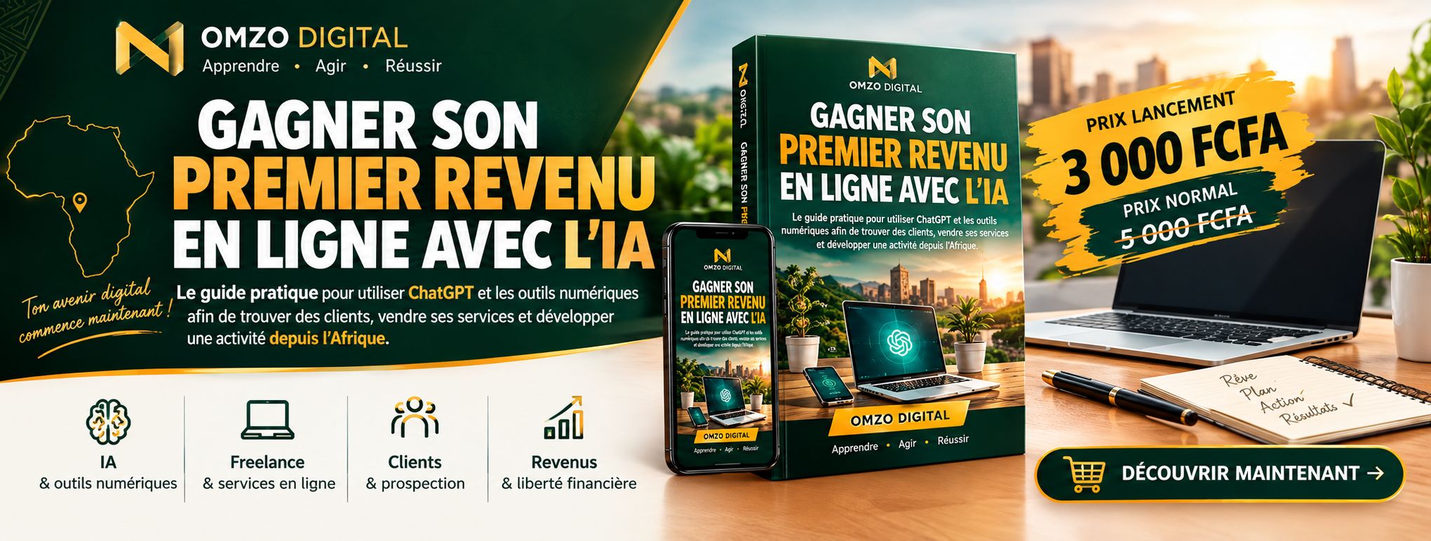 GAGNER SON PREMIER REVENU EN LIGNE AVEC L’IA