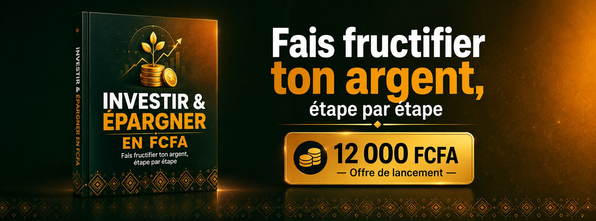 Investir & Épargner en FCFA : Fais fructifier ton argent, étape par étape