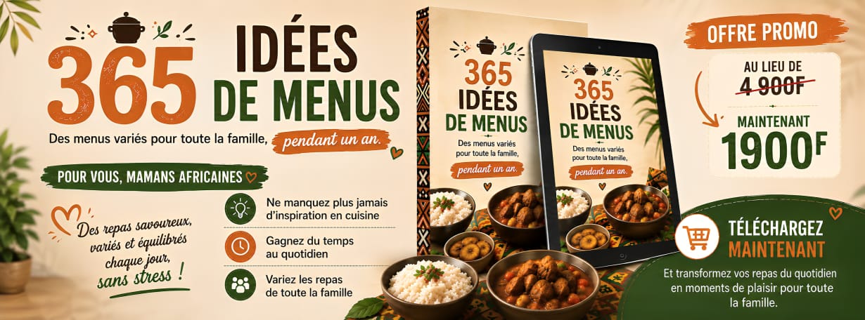 365 Idées de Menus : Des menus variés pour toute la famille, pendant un an.