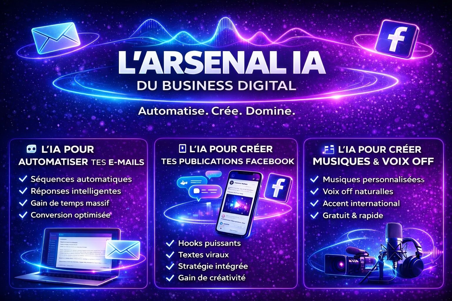 L'ARSENAL IA DU BUSINESS DIGITAL