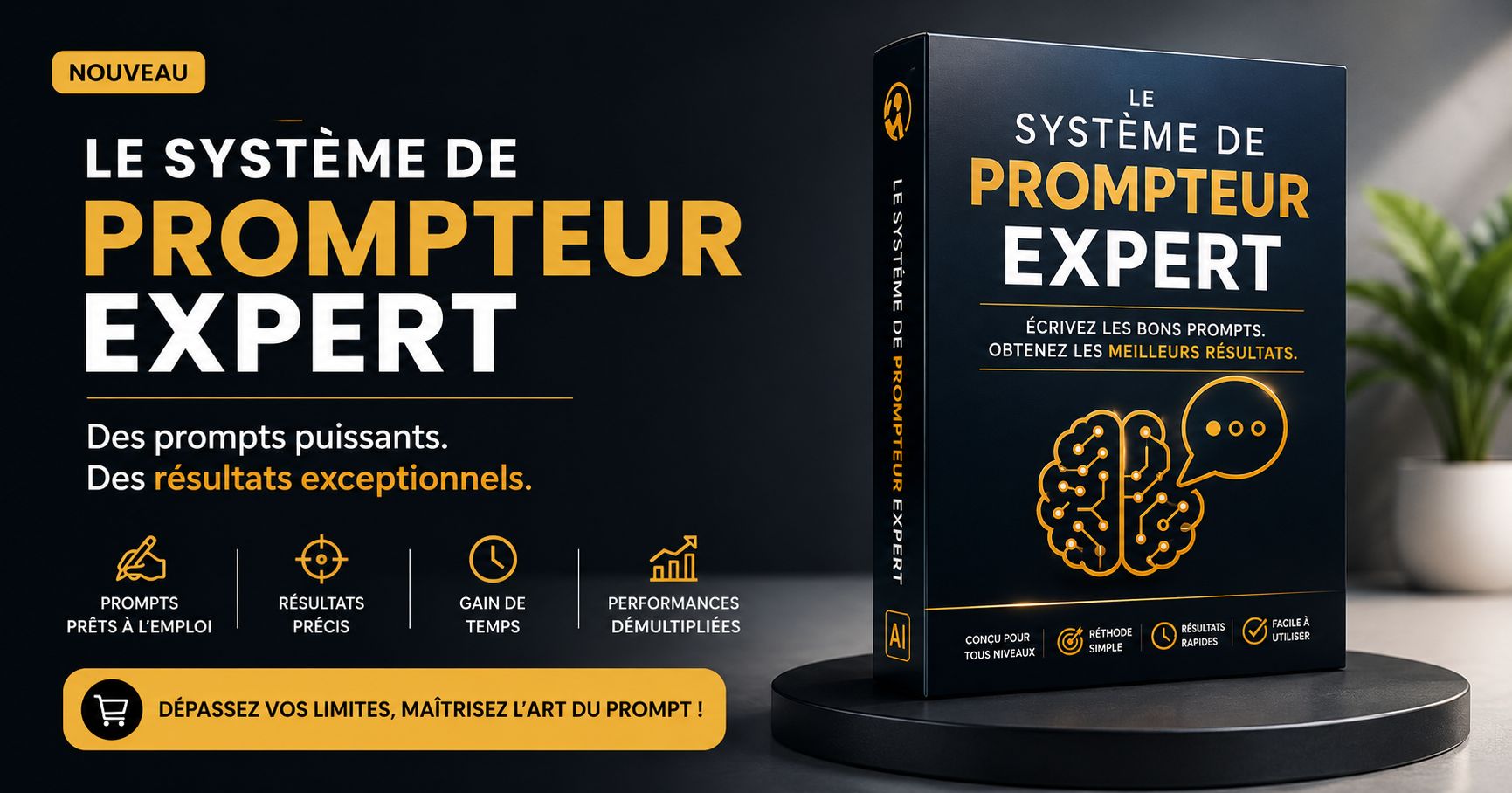Le système du prompteur expert. Automatisez 80% de vos tâches