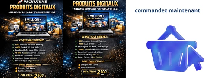 Pack ultime produits digitaux