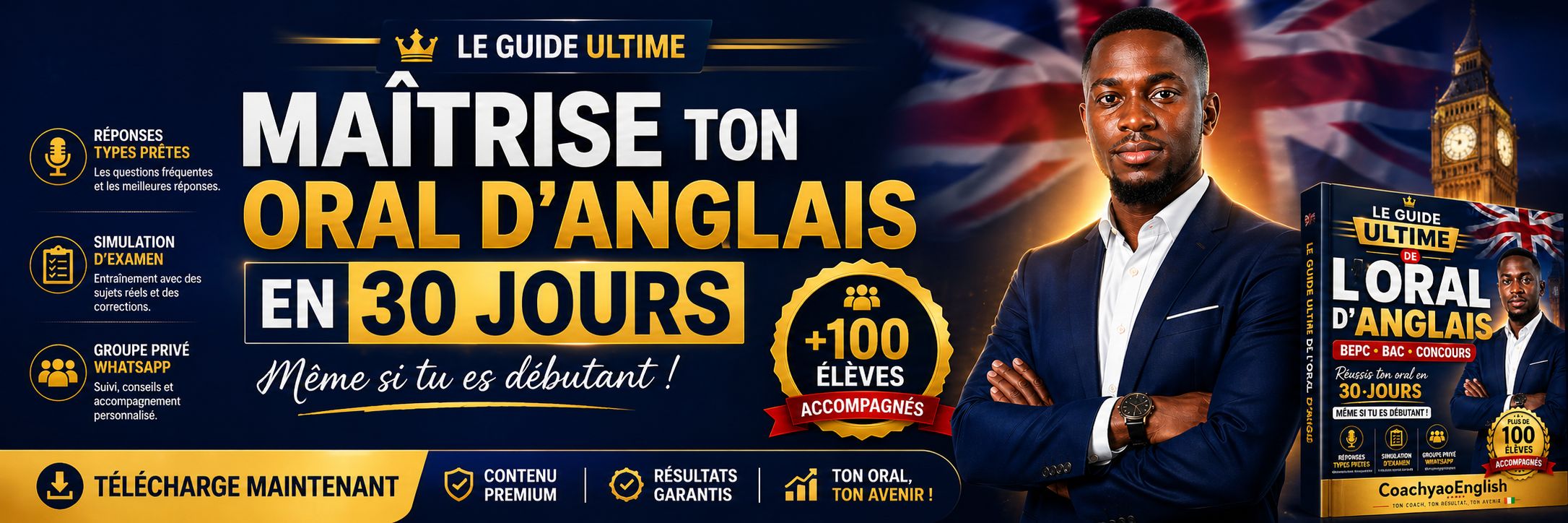 Maîtriser l'oral d'anglais - guide complet BEPC, BAC & concours