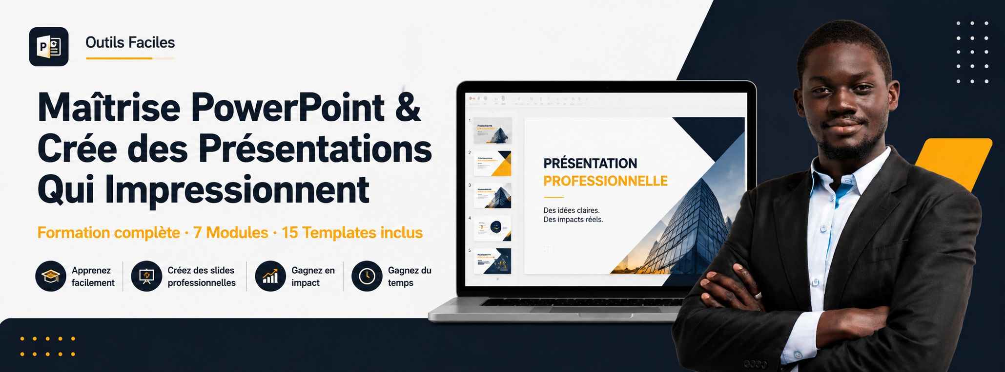 Maîtrise PowerPoint & Crée des Présentations Qui Impressionnent