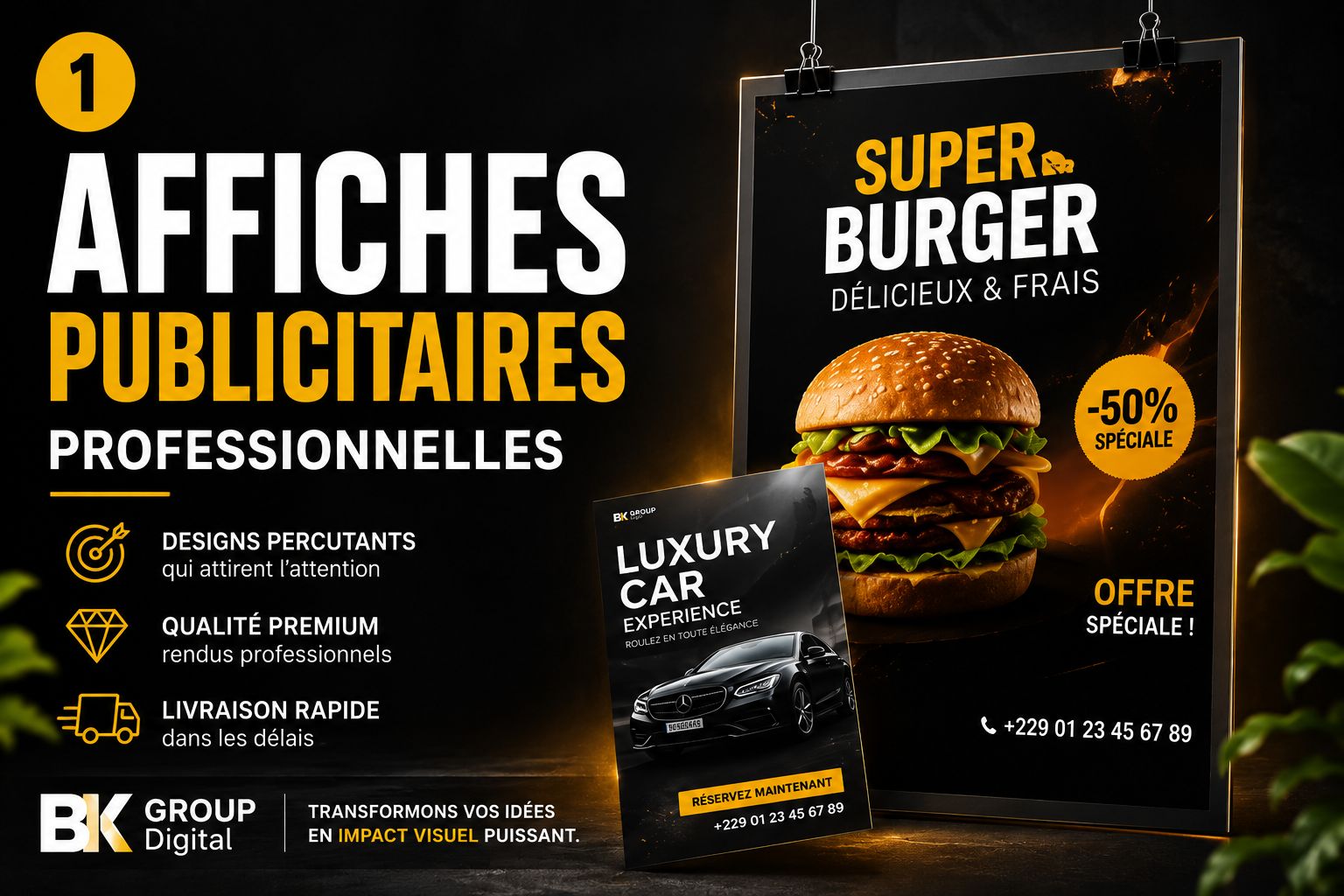 Affiches Publicitaires Professionnelles : Boostez Votre Visibilité Instantanément