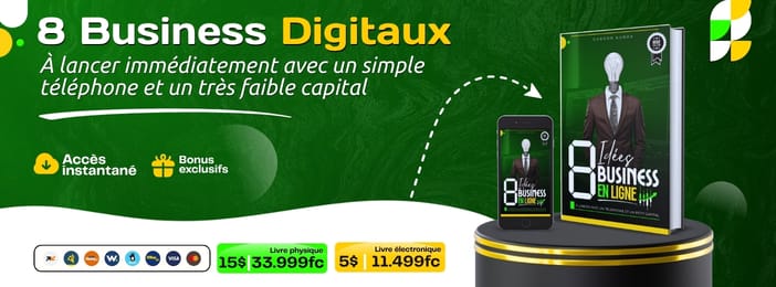 🔰 e-Book : 8 Idées de Business digitaux