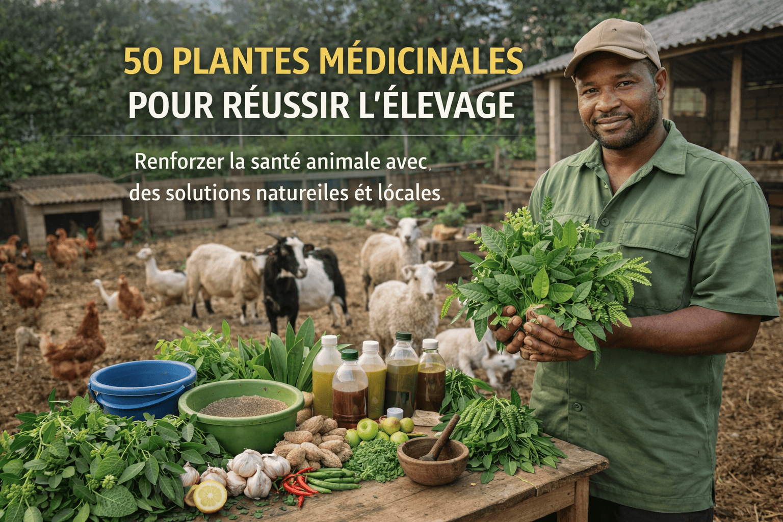 50 PLANTES MEDICINALES POUR REUSSIR L ELEVAGE BIOLOGIQUE