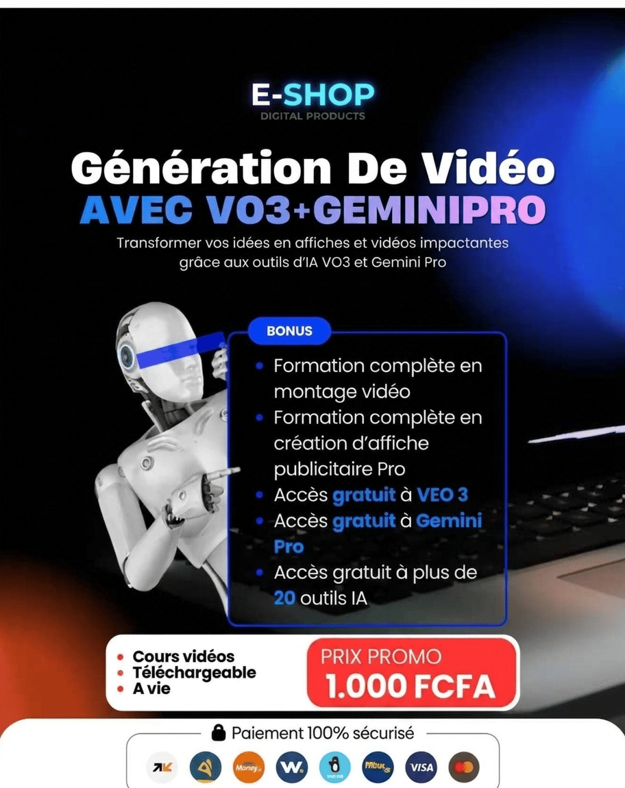 Formation complète montage vidéo, création d'affiche publicitaire pro