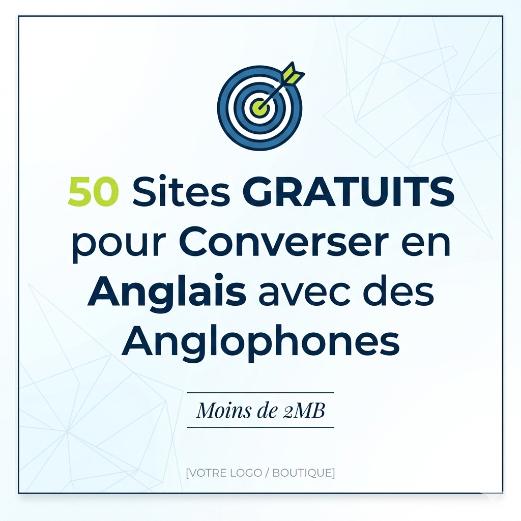 🎯50 Sites Gratuits pour Maîtriser l'Anglais en Conversant avec des Natifs Anglophones