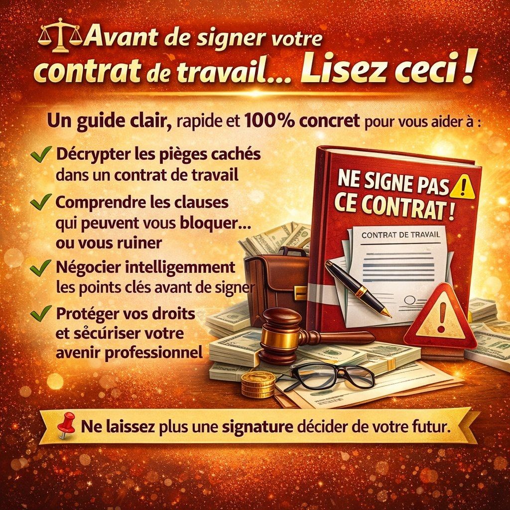Contrat de Travail de Rêve : 7 Pièges à Éviter Avant de Signer