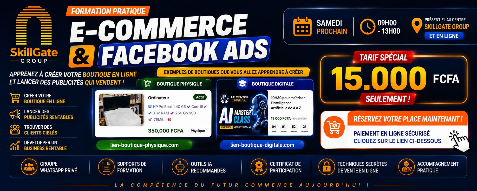 FORMATION PRATIQUE E-COMMERCE & FACEBOOK ADS 2026 💰