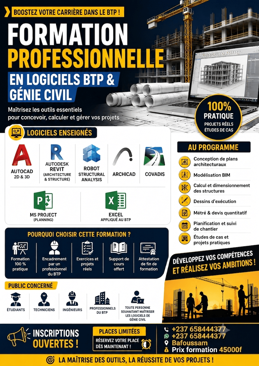 FORMATION COMPLET EN ARCHICAD &LUMION