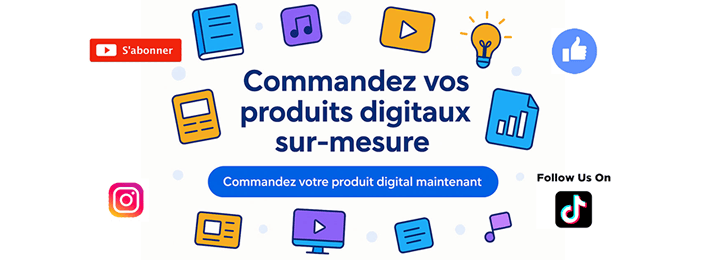 Produits Digitaux à la Demande – Créez, Personnalisez, Téléchargez !