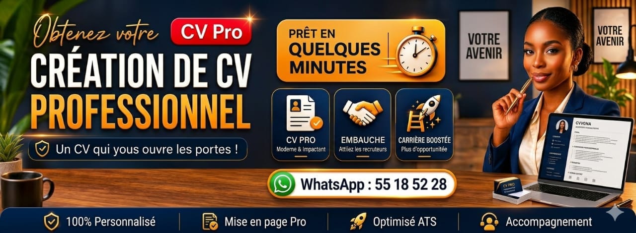 CREATION DE CV PROFESSIONNELS & LETTRES