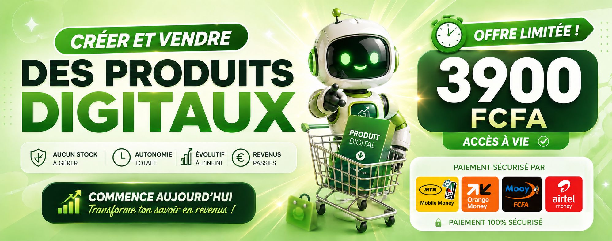 Créer sa boutique et vendre sur Chariow
