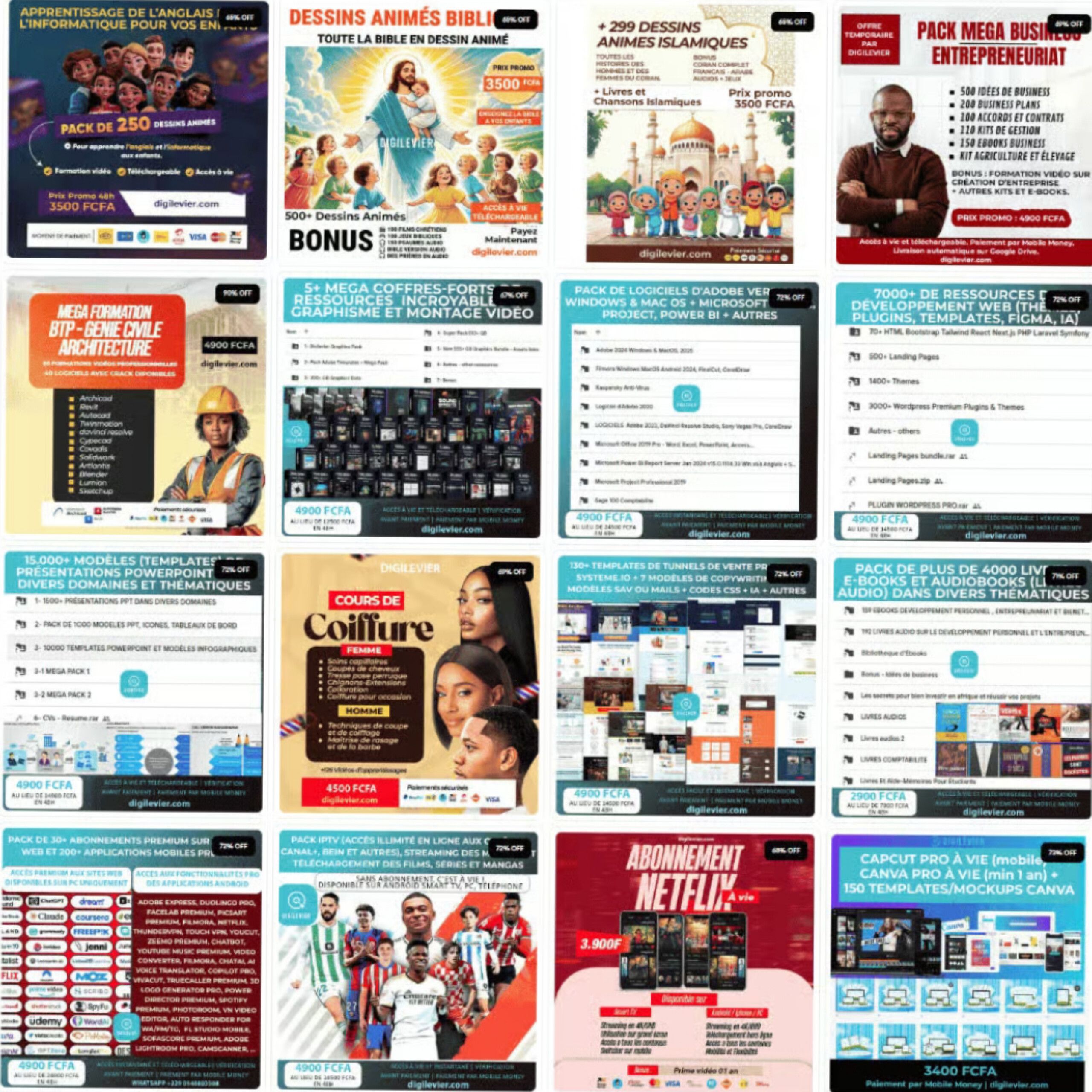 Pack total e-commerce