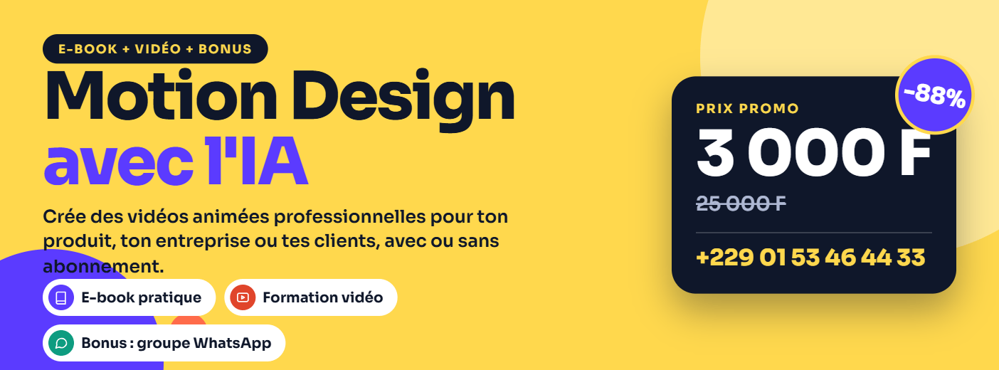 Motion Design Avec L'IA