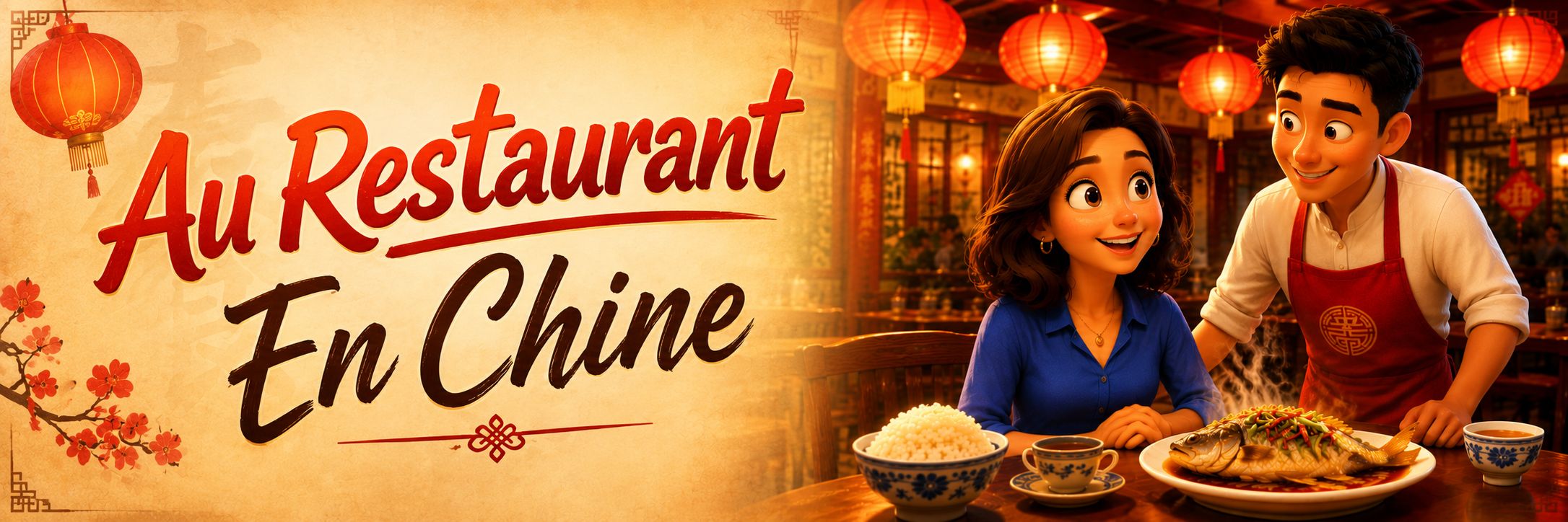 Au Restaurant En Chine