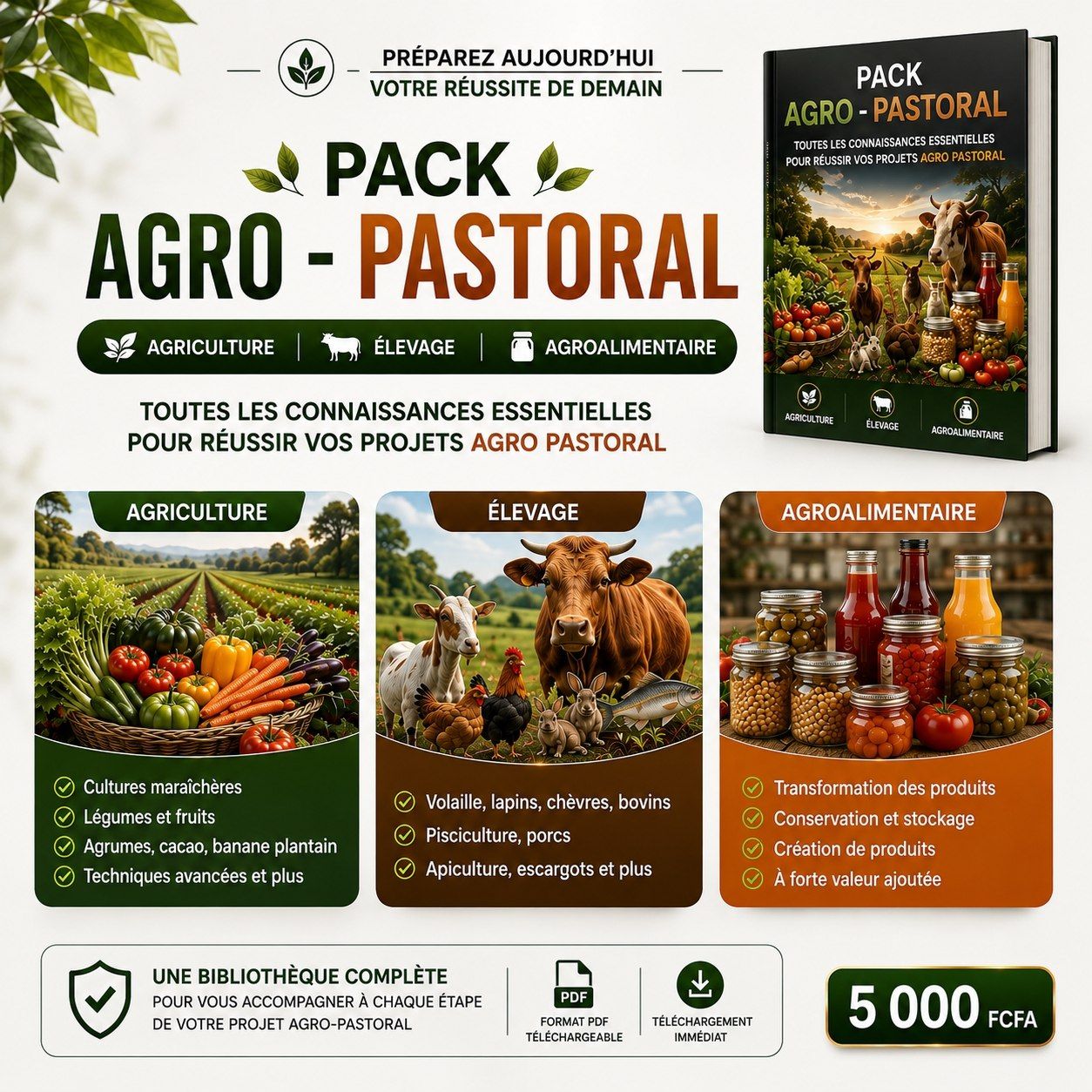 PACK AGRO PASTORAL : LES COMPETENCES A AVOIR AVANT DE LANCER SON ACIVITE EN AFRIQUE