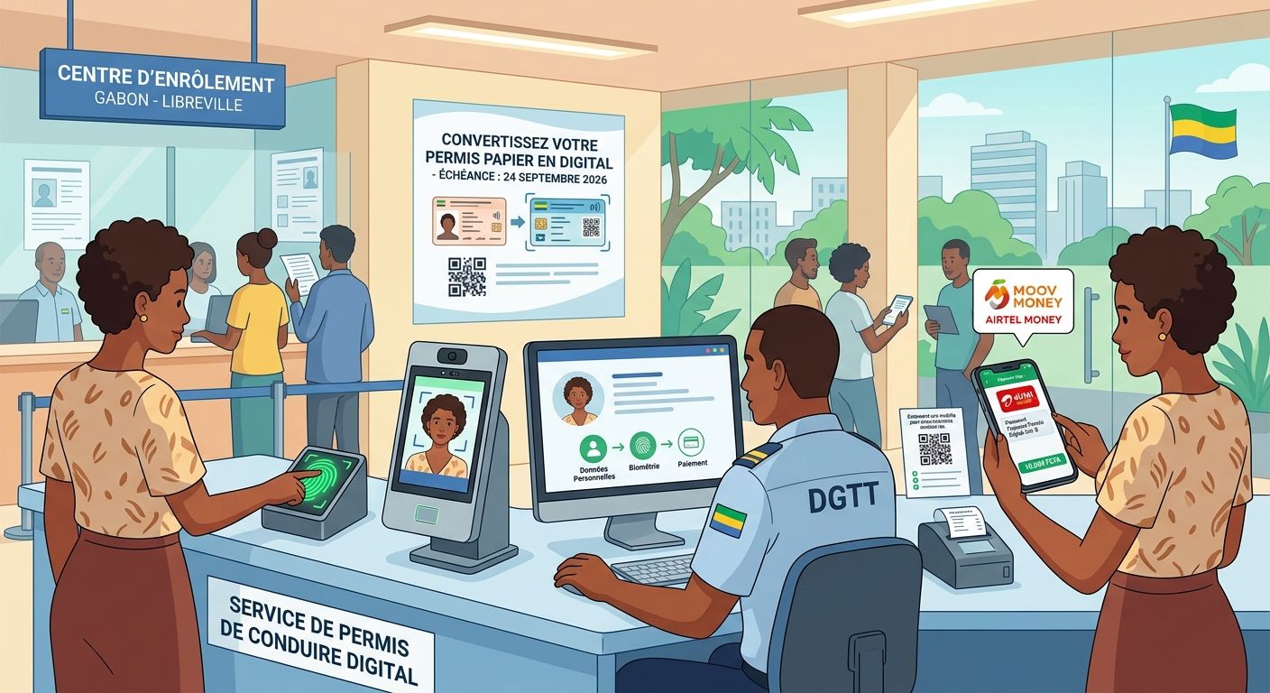 Permis de Conduire Digitalisé au Gabon — Guide Complet (Édition 2026)