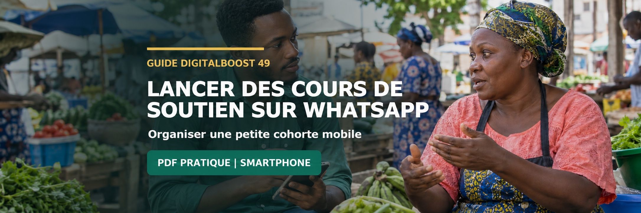Lancer des cours de soutien sur WhatsApp