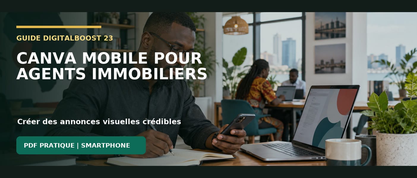 Canva mobile pour agents immobiliers
