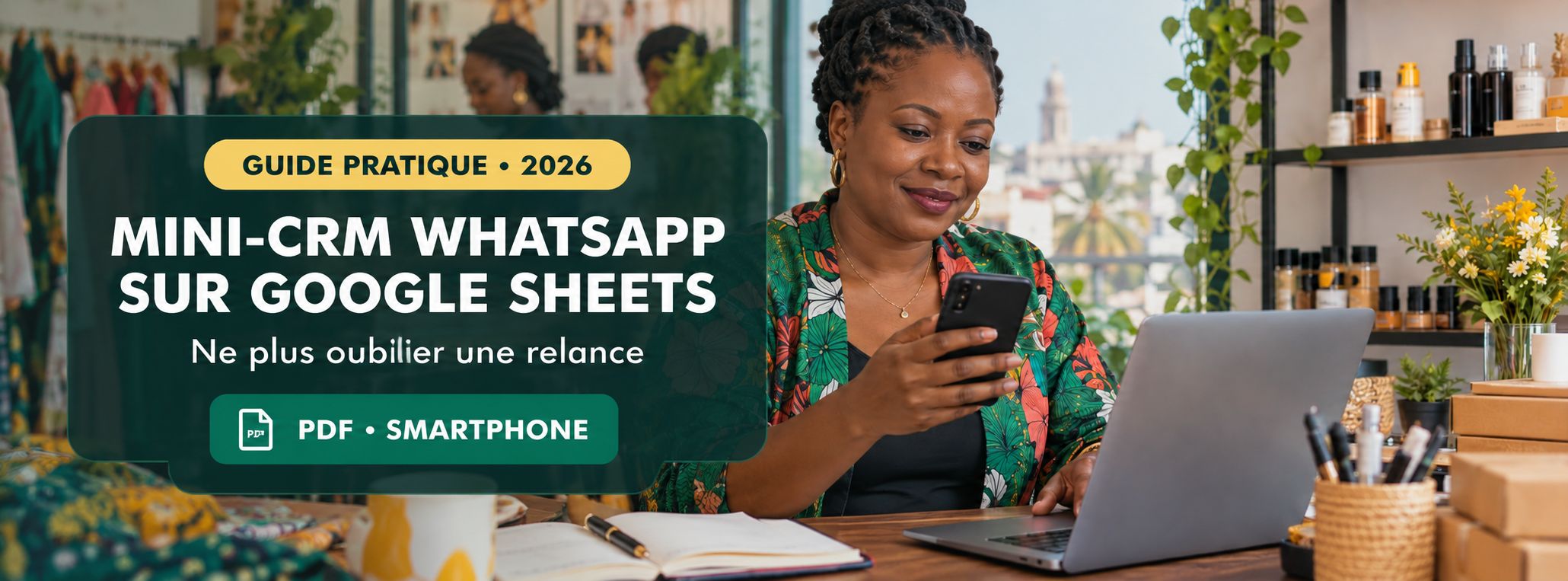 Mini-CRM WhatsApp sur Google Sheets