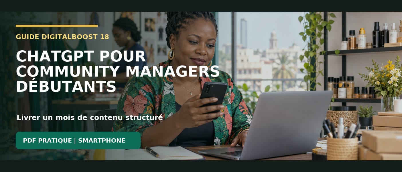 ChatGPT pour community managers débutants