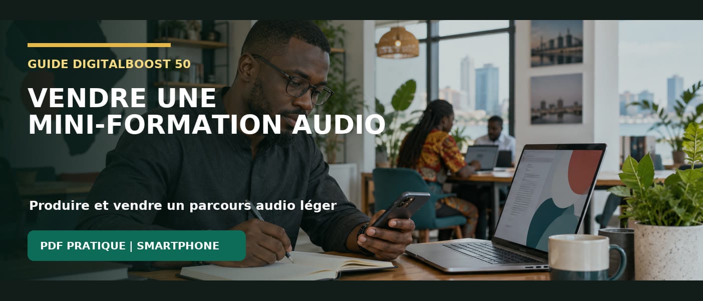 Vendre une mini-formation audio