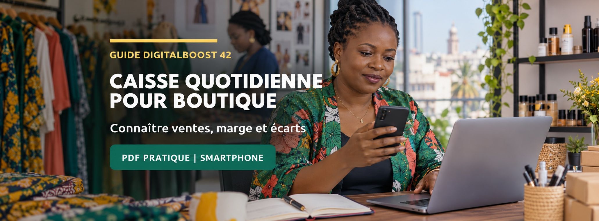 Caisse quotidienne pour boutique
