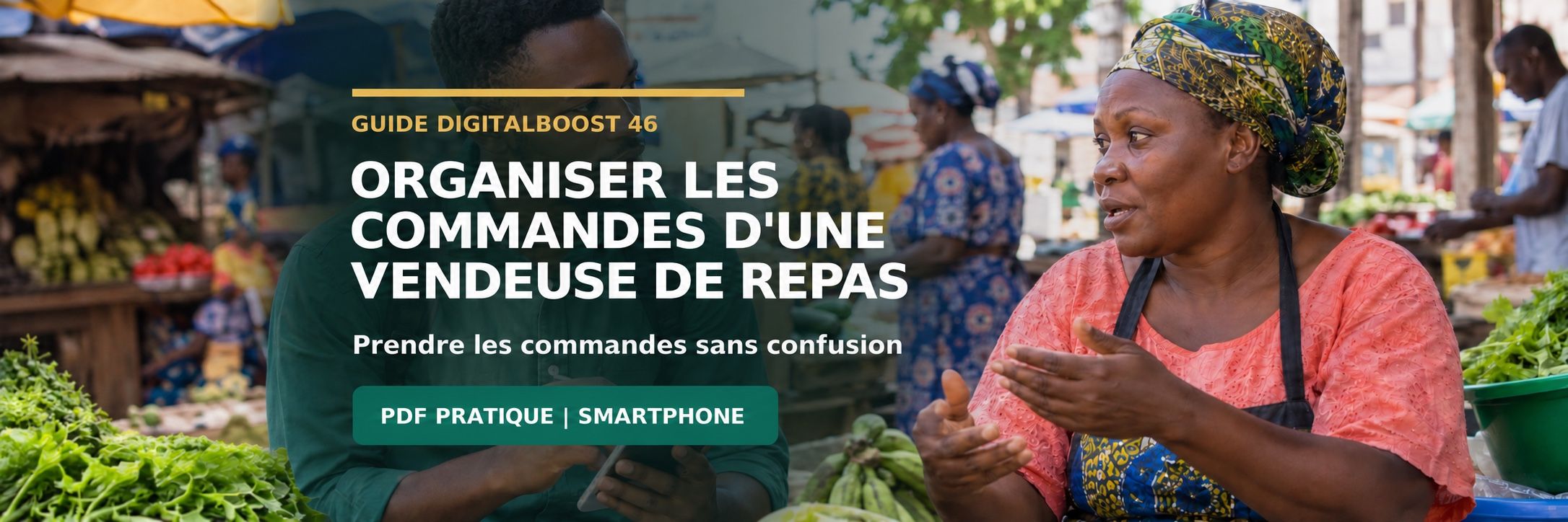 Organiser les commandes d'une vendeuse de repas